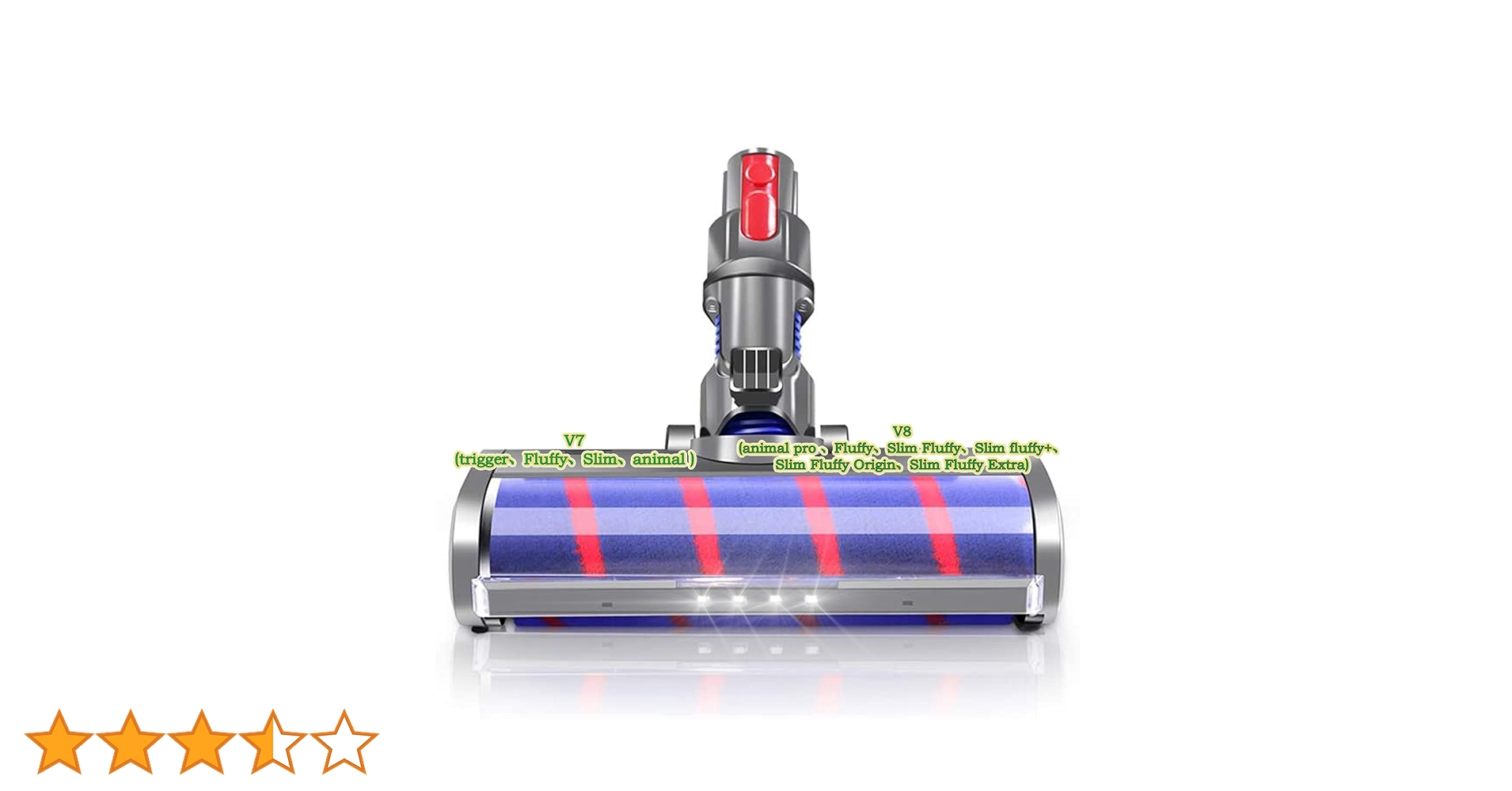 Amazon.co.jp: ダイソン ヘッド V7 Slim、V8 Slim Fluffy ソフト